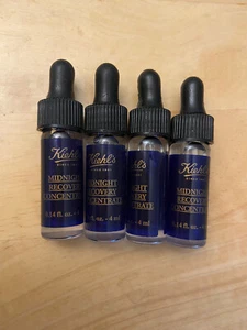 4x Kiehl's Since 1851 Midnight Recovery Concentrate Moisturizing Face Oil .56oz - Picture 1 of 1