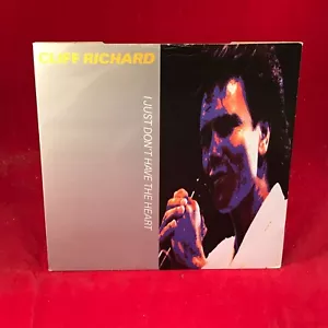 CLIFF RICHARD I Just Don't Have The Heart 1989 UK 7" vinyl single EXCELLENT B - Picture 1 of 4
