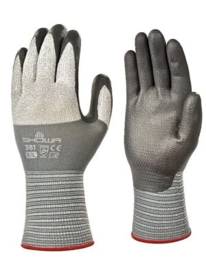 (1Paar=4,18€) 3 Paar SHOWA 381 Nitrilschaumbeschichtete Arbeitshandschuhe - Bild 1 von 2