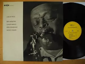 BEN WEBSTER Live At Pio's LP 1974 Germany EX - Imagen 1 de 2