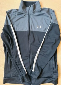 Men’s Under Armour Tracksuit Zip Front Top / Size L nearly New - Picture 1 of 4