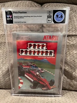 POLE POSITION Atari 2600 Wata Graded 9.6 Seal A+ Brand New Factory Sealed - Image 1 of 4