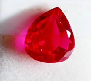 Wonderful Blood Ruby 7-9 Ct Faceted Pear Cut Certified Mozambique Loose Gemstone - Picture 1 of 9