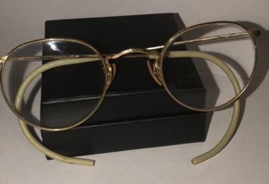 Vintage-B&L Ful-Vue Bausch & Lomb Arco 12K EyeGlasses Ornate Design Full Rim - Picture 1 of 24