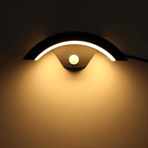 LED Außenleuchte mit Bewegungsmelder Wandleuchte Außenlampe Wandlampe Leuchte - Bild 1 von 4