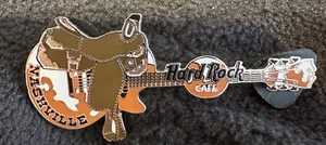 Hard Rock Cafe Nashville Saddle Guitar Pin - Bild 1 von 1