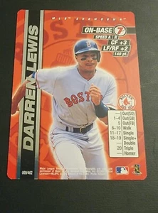 Tarjeta 069/462 Medias Rojas Darren Lewis 2000 MLB Showdown 1ª EDICIÓN - Imagen 1 de 2