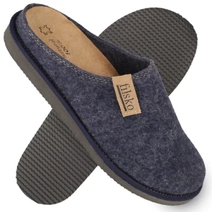 Hausschuhe Herren Filz Herausnehmbare Sohle EVA 4 Farben Gr 40-46 filsko Langayo - Bild 1 von 8