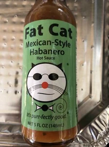 Fat Cat Mexican Style Habanero Hot Sauce - Picture 1 of 2