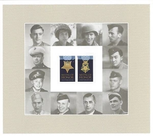 Medal of Honor World War II 20 Forever Stamps, 2 FDCs & 2 DCPs Scott #4822-4823 - Picture 1 of 8