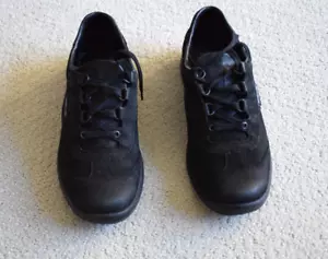 Mephisto Womens Laser Ladywalk Black Leather Walking Shoes - US Size 7.5 - Picture 1 of 8