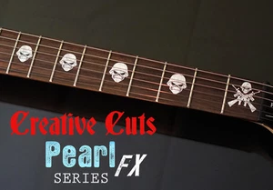 Iron Maiden Armee MOP Griffbrett Marker Vinyl Inlay Set Aufkleber für Bass & Gitarre - Bild 1 von 4