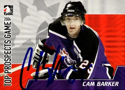 Cam Barker - Signed 2004-05 In The Game Top Prospects Game Card #TPG-04 - Image 1 of 2