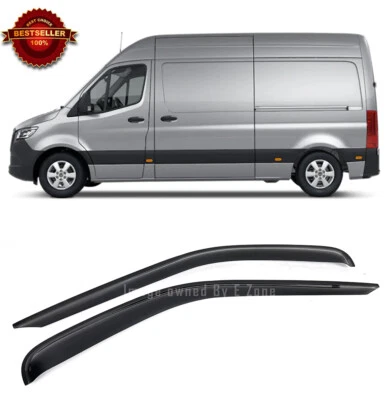 Visera de ventana delantera ventilación solar lluvia viento protector sombra ajuste 06-18 Sprinter 2500 3500 Foto 1 de 4