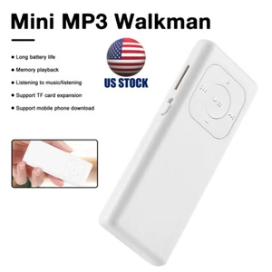Portable Mini MP3 Player Sports Running Walkman Music Player Speakers Ultra-thin - Picture 1 of 16