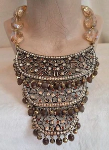 HEIDI DAUS Brown Bohemian HYPNOTIC HARMONY Necklace - Picture 1 of 12