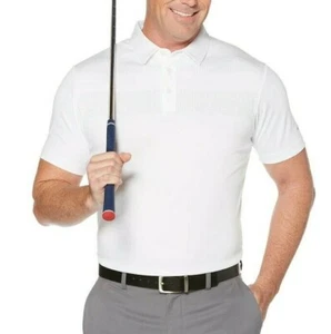 Men's Grand Slam Placement Regular-Fit Striped Golf Polo (XL) FREE SHIPPING! - Picture 1 of 4