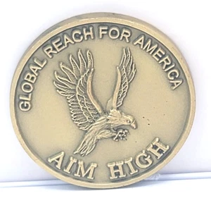 Ramstein Air Mobility. TOP 3 "Global Reach For America".  Challenge Coin - Bild 1 von 4