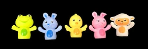 Rashti And Rashti Animal Finger Puppets Toy playtime bathtime set of 5 - Picture 1 of 2