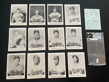 1961 Jay Publishing Los Angeles Dodgers Set (12) Duke Snider  Don Drysdale +