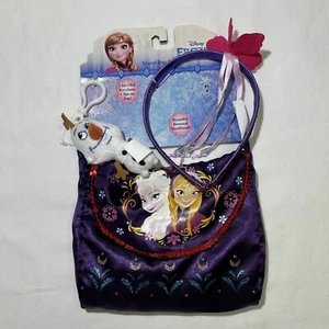 Disney Frozen Travel Bag Set - Handbag, Headband, and keychain clip NEW! - Picture 1 of 9
