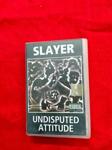 Slayer Undisputed Attitude RARE orig Cassette tape INDIA indian Clamshell 1996 - Picture 1 of 4
