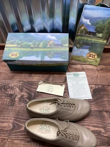 SAS Women's Tripad Comfort Oxford Whisper Mocha Leather Shoes 0102-015 /Size 7.5 - Picture 1 of 9