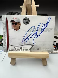 Tarjeta firmada Richard Childress PASE DE PRENSA FANFARRIA PAQUETE TIRADO NASCAR #13/80 HOFer - Imagen 1 de 2