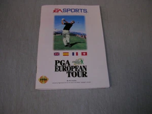 PGA European Tour (Genesis GEN) Manual Original, Sin Juego ni Caja - Imagen 1 de 2