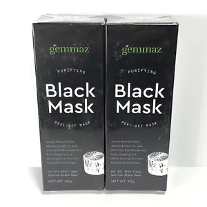NEW 2 Pk Purifying Black Peel-off Face Mask Remove Blackheads Dirt Oil SEALED - Picture 1 of 3