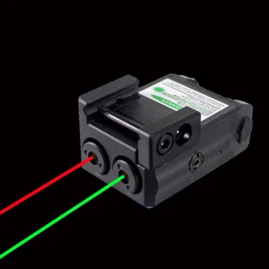 Tactical USB Rechargeable Green Red Dual Beam Aiming Laser Sight Fit Most Pistol - Picture 1 of 12
