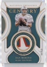 2021 Panini National Treasures Century Materials Holo Gold /10 Dan Marino HOF