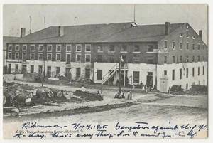 Vintage Postkarte Richmond Virginia VA Libby Gefängnis UDB Anfang 1900 - Bild 1 von 3
