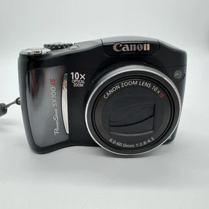 Canon PowerShot SX100 IS 8.0MP 10x Zoom Digital Compact Camera - Tested Working - Picture 1 of 14