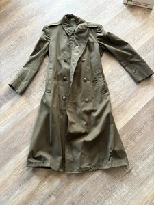 Gabardina Abrigo de Lana Ejército de Estados Unidos Segunda Guerra Mundial Talla 38L Militar Excelente Estado - Imagen 1 de 10