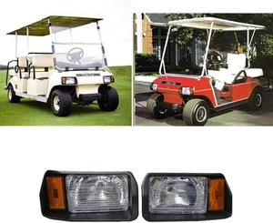 Golf Cart Headlight Club Car DS Factory Style Black - Picture 1 of 6