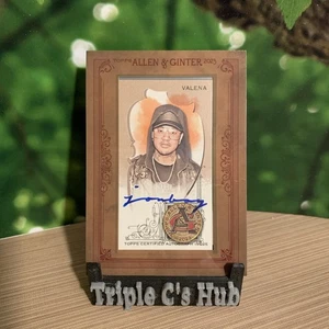 2023 Topps Allen & Ginter Jonathan Valena #MA-JV   Mini Framed Auto - Picture 1 of 2
