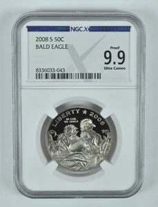 2008-S Bald Eagle Commemorative Half Dollar Proof 9.9 UCAM NGC X NGCX - Picture 1 of 5