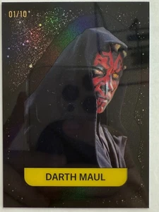2025 Topps Star Wars Meiyo — Darth Maul Chrome S-3 /10 - 1/10 - Picture 1 of 6