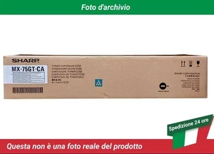 MX-75GTCA Sharp MX-6500N Cartuccia del Toner Ciano - Photo 1/4