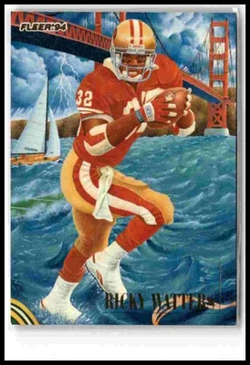1994 Fleer #2 Ricky Watters Pro-Visions - Image 1 of 2