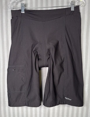 Terry Women’s Liberty Bike Shorts Size Medium Black Cycling Padded Stretchy - Image 1 of 4