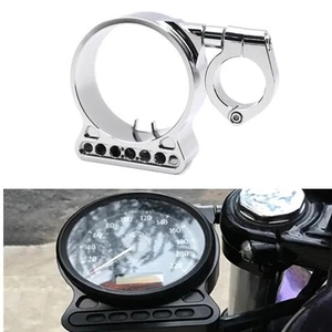 16 Zoll Seitliche Tachohalterung Für Harley Sportster XL 883 1200 1995–14 Silber - Picture 1 of 1