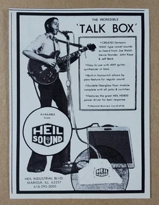 Heil Sound Talk Box 1974 Vintage Printanzeige - Bild 1 von 1