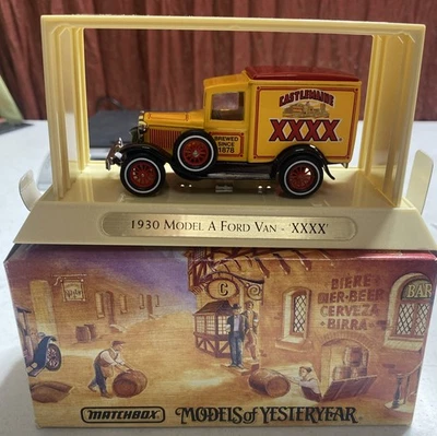 Matchbox Models of Yesteryear 1930 Model A Ford Van Castlemaine XXXX Beer Truck - Image 1 of 4