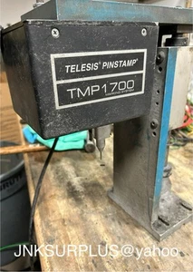 Telesis Pinstamp Tmp 1700 Head And Stand for parts only - Imagen 1 de 3