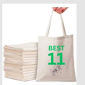 George Best Northern Ireland Number Signed Tote Bag - Picture 1 of 1