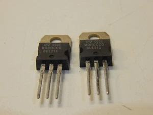 BUL213 TO-220AB NPN Hi-Volt Fast Sw 600V 4A TRANSISTOR - OTTIENI 2 PEZZI - Foto 1 di 1