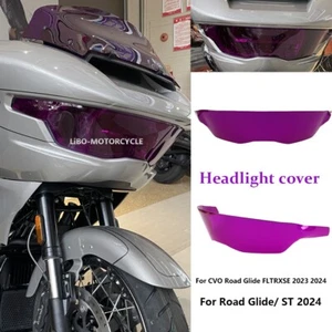 Cubierta protectora de faros púrpura para Harley CVO Road Glide FLTRXSE Road Glide FLTRX - Imagen 1 de 9