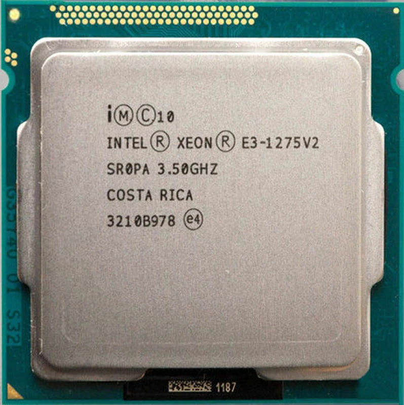 Intel Xeon E3-1275 V2 CPU Quad-Core 3.5GHz 8MB SR0PA LGA115 Processor  - Image 1 of 1